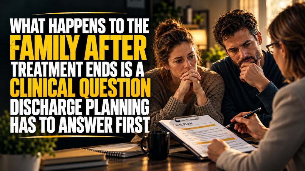 What Happens to the Family After Treatment Ends Is a Clinical Question Discharge Planning Has to Answer First